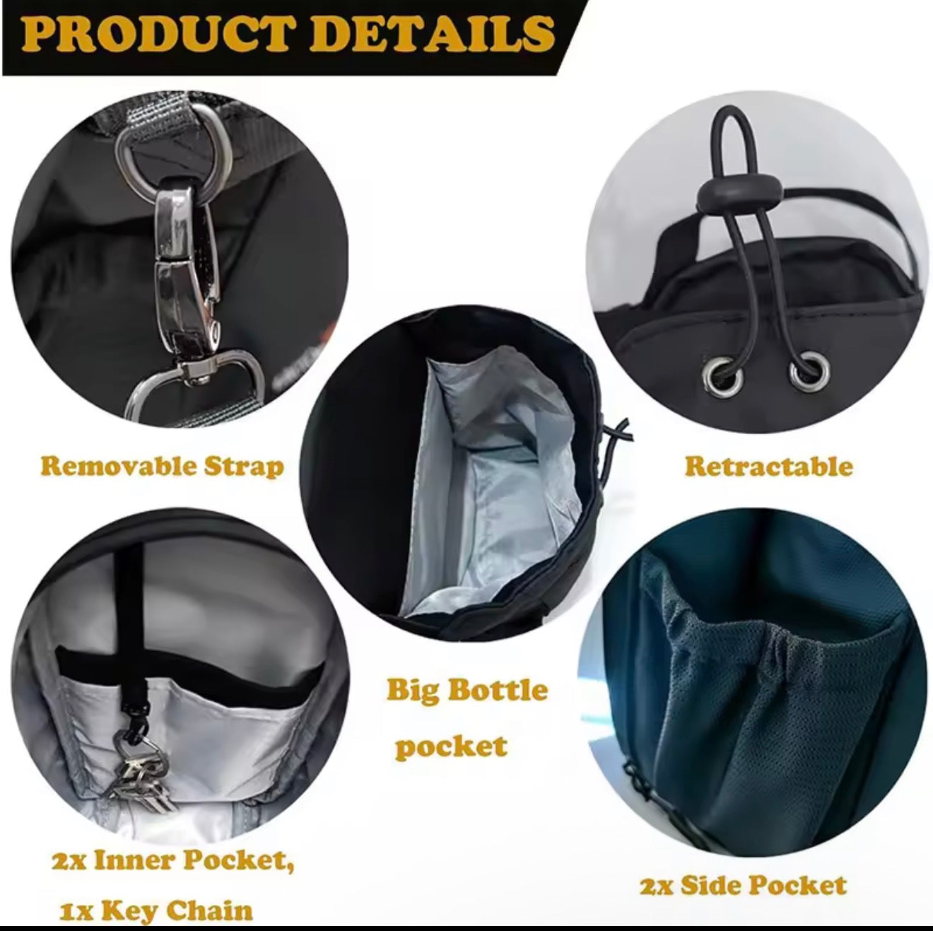 magnetic bag GYM essentials